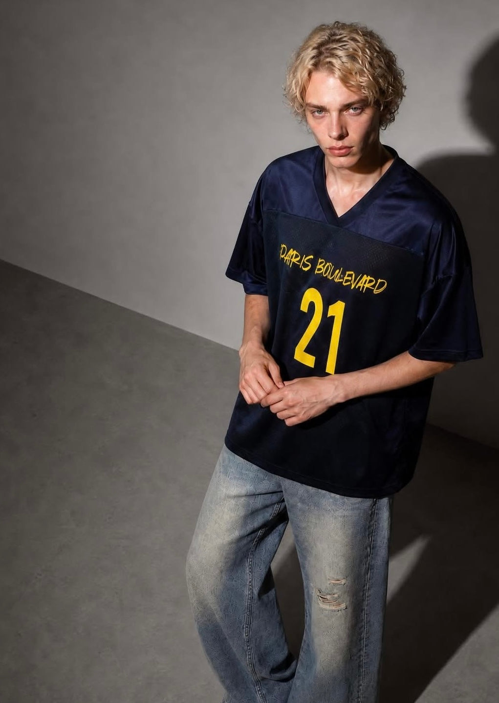 Oversized Mesh Jersey