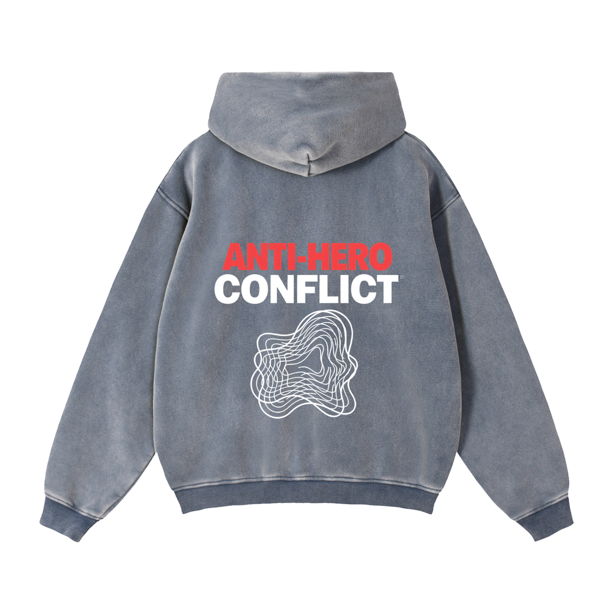 Plot Twist Anti-Hero Conflict Boxy Zip-Through Hoodie