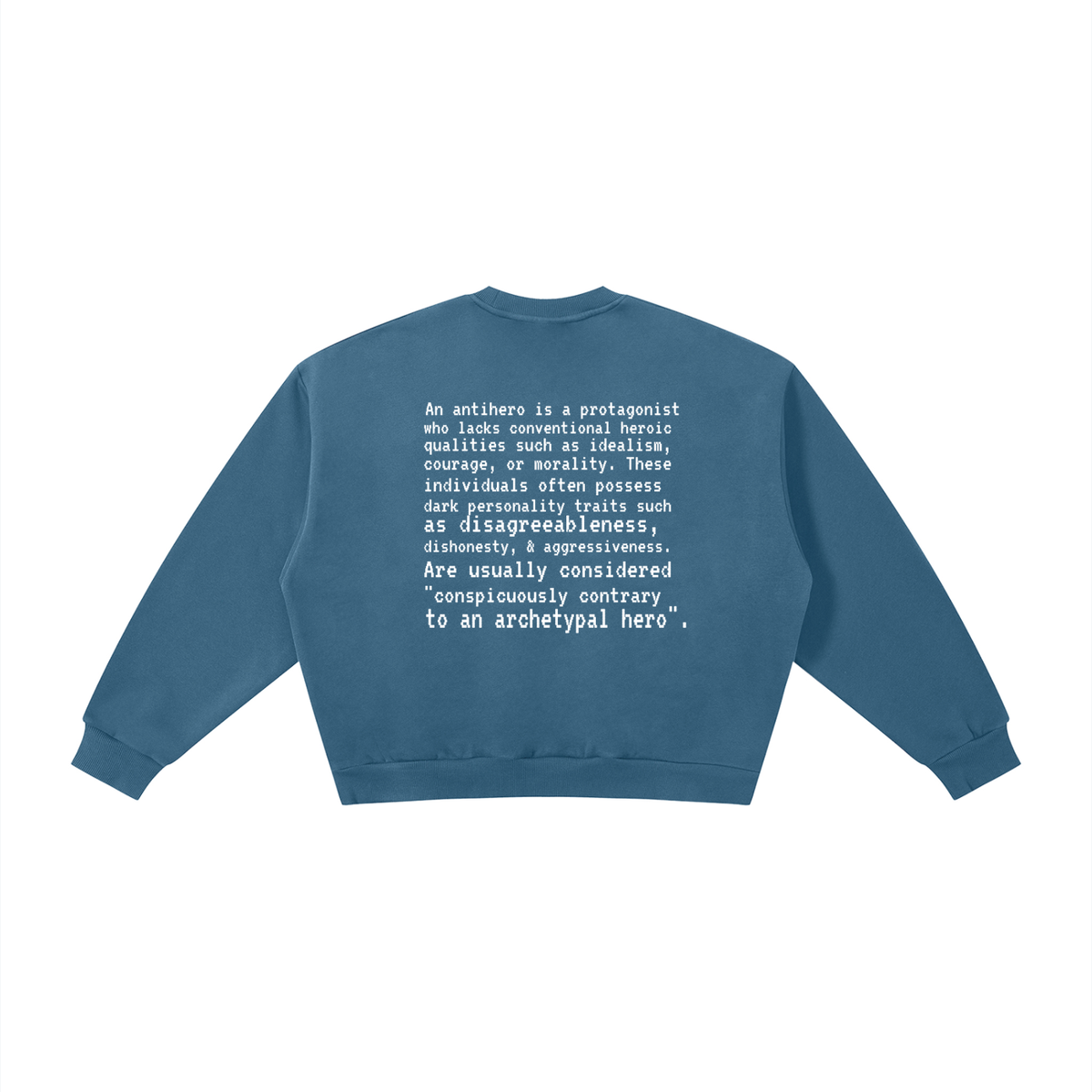 Plot Twist Anti-Hero Boxy Crewneck Sweatshirt