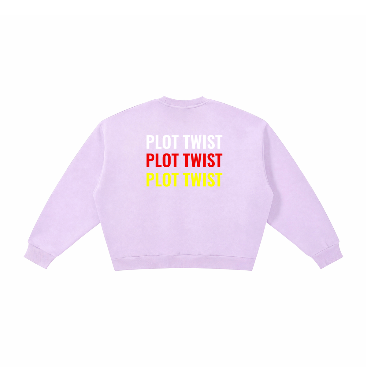 Plot Twist The Plot Thickens Boxy Crewneck Sweatshirt