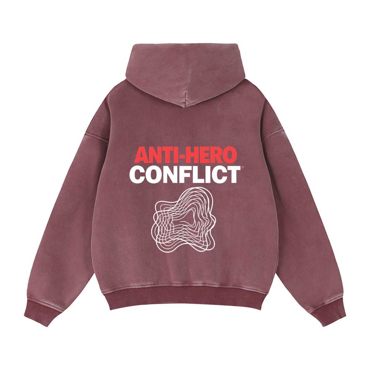 Plot Twist Anti-Hero Conflict Boxy Zip-Through Hoodie