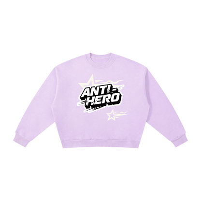Plot Twist Anti-Hero Boxy Crewneck Sweatshirt