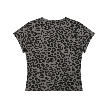 Plot Twist Leopard Print Crop T-Shirt (Women's)