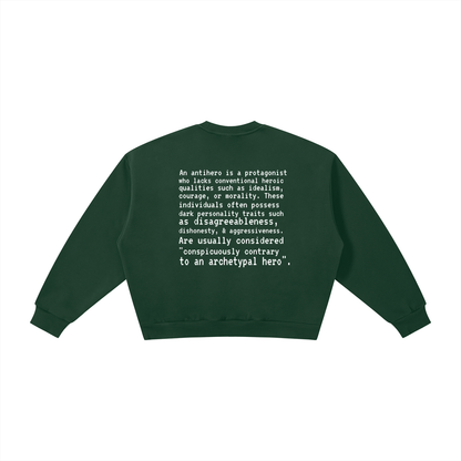 Plot Twist Anti-Hero Boxy Crewneck Sweatshirt