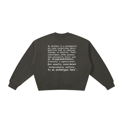 Plot Twist Anti-Hero Boxy Crewneck Sweatshirt