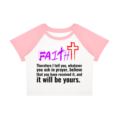 FAItH Collection Red Cross Raglan Sleeve T-Shirt (Women's)