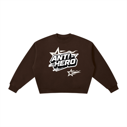 Plot Twist Anti-Hero Boxy Crewneck Sweatshirt