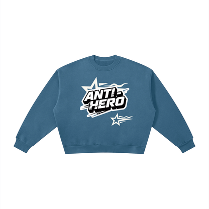 Plot Twist Anti-Hero Boxy Crewneck Sweatshirt