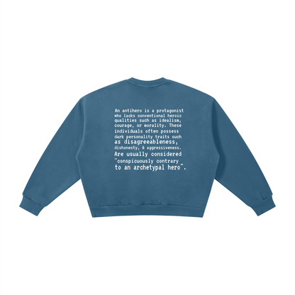 Plot Twist Anti-Hero Boxy Crewneck Sweatshirt