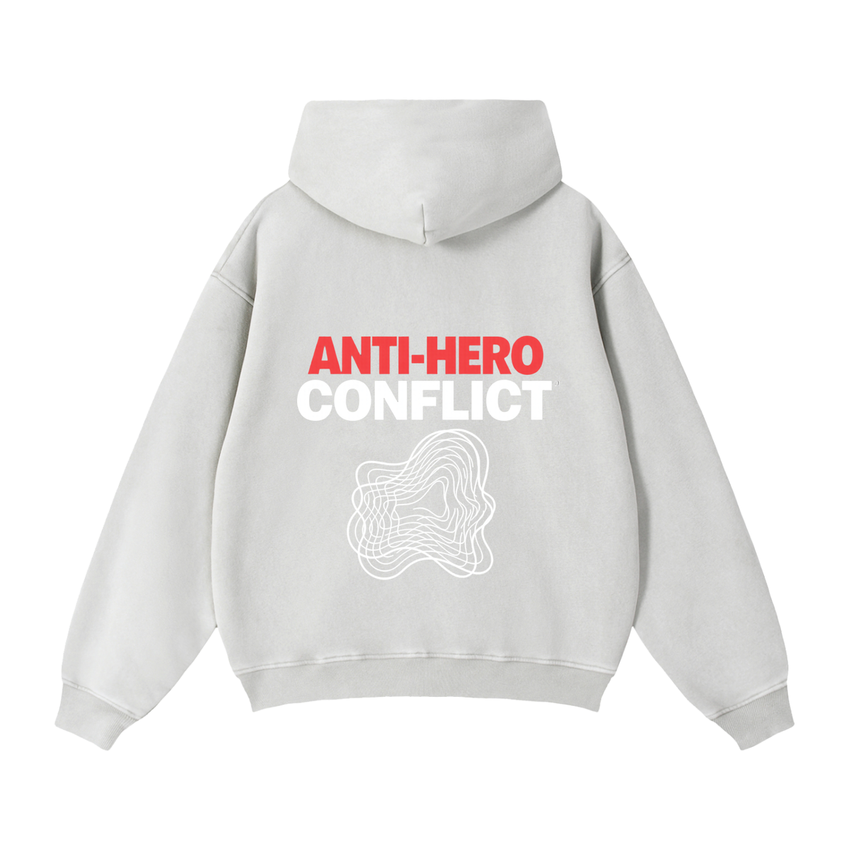 Plot Twist Anti-Hero Conflict Boxy Zip-Through Hoodie