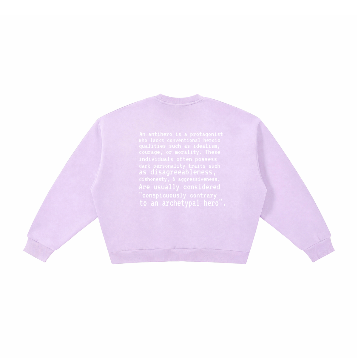 Plot Twist Anti-Hero Boxy Crewneck Sweatshirt