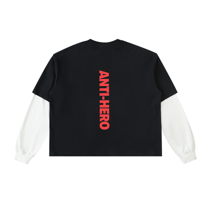 Plot Twist Anti Hero Layered Sleeve T-Shirt