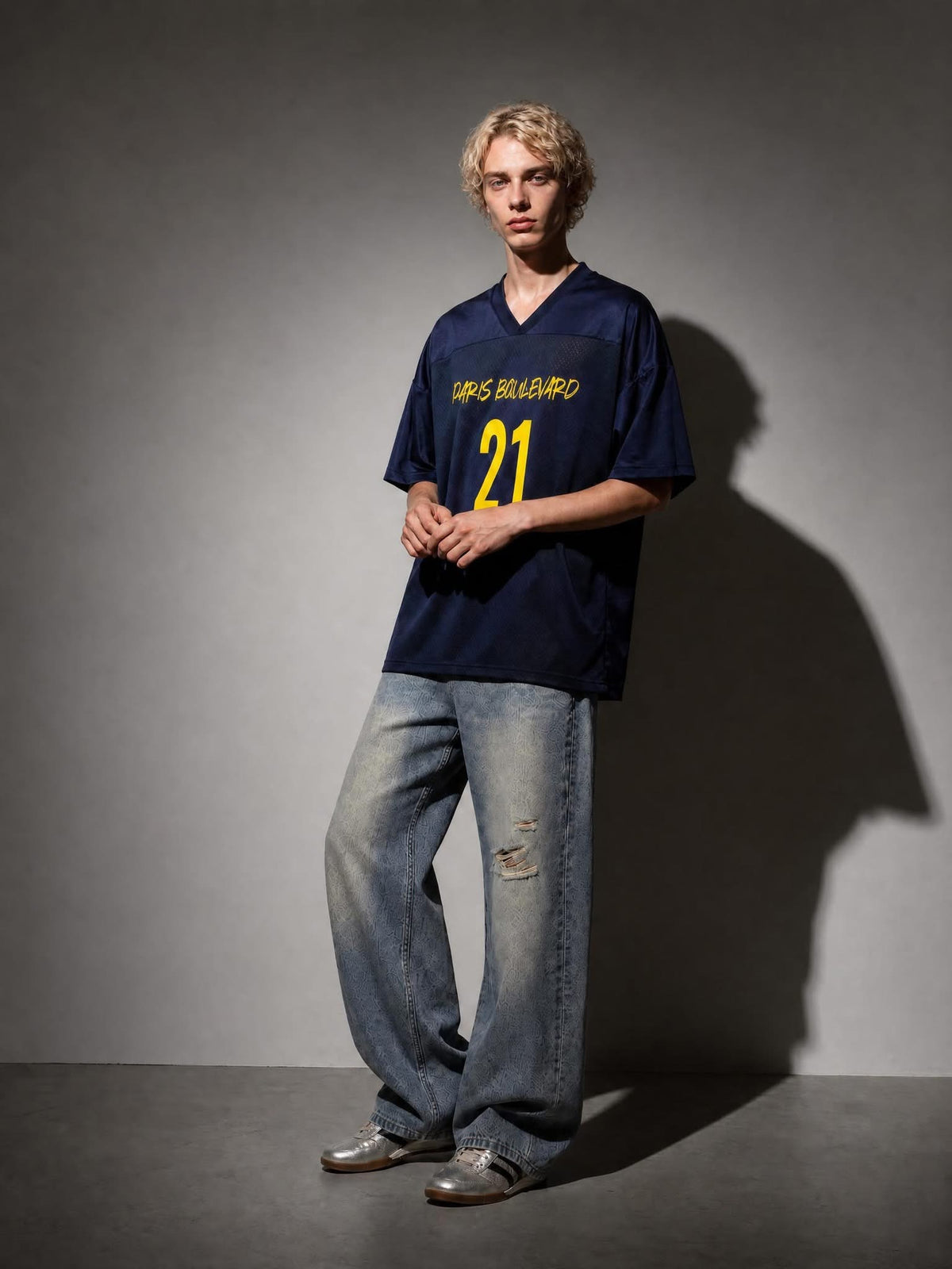 Oversized Mesh Jersey