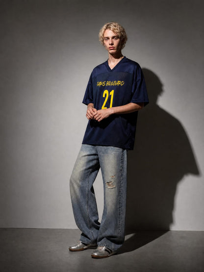 Oversized Mesh Jersey
