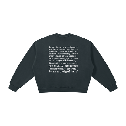 Plot Twist Anti-Hero Boxy Crewneck Sweatshirt